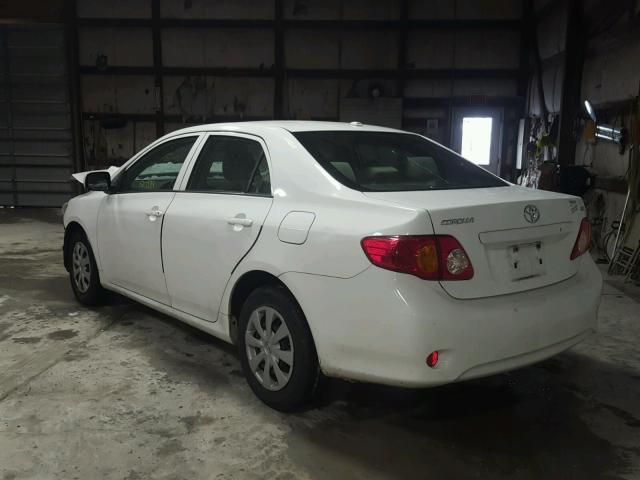 JTDBL40E29J011737 - 2009 TOYOTA COROLLA BA WHITE photo 3