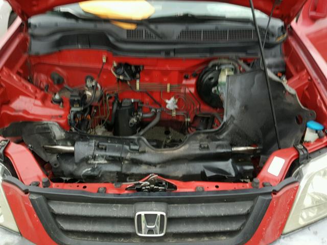 JHLRD1864YC050780 - 2000 HONDA CR-V EX RED photo 7