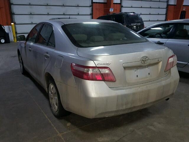 4T1BE46K67U506005 - 2007 TOYOTA CAMRY NEW SILVER photo 3