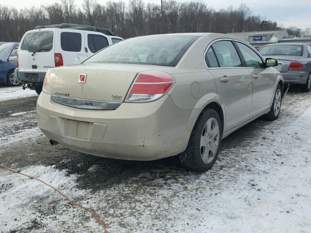 1G8ZS57BX9F140860 - 2009 SATURN AURA XE GOLD photo 4