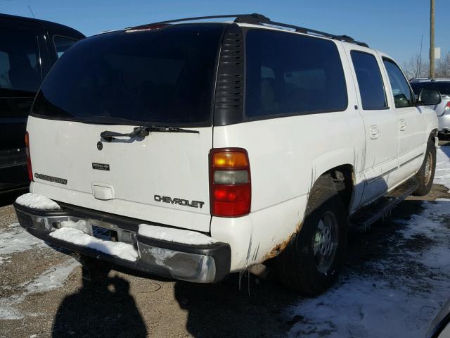 1GNFK16Z22J204268 - 2002 CHEVROLET SUBURBAN K WHITE photo 4