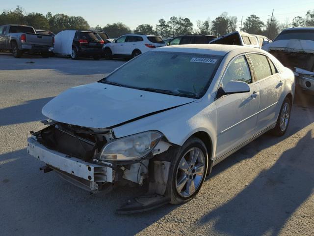 1G1ZD5EB7AF104947 - 2010 CHEVROLET MALIBU 2LT WHITE photo 2