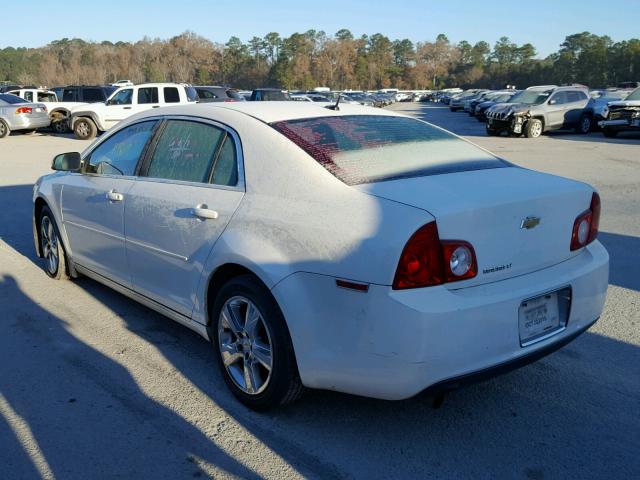 1G1ZD5EB7AF104947 - 2010 CHEVROLET MALIBU 2LT WHITE photo 3