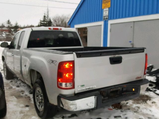 1GTSKUEAXAZ296153 - 2010 GMC SIERRA K15 SILVER photo 3