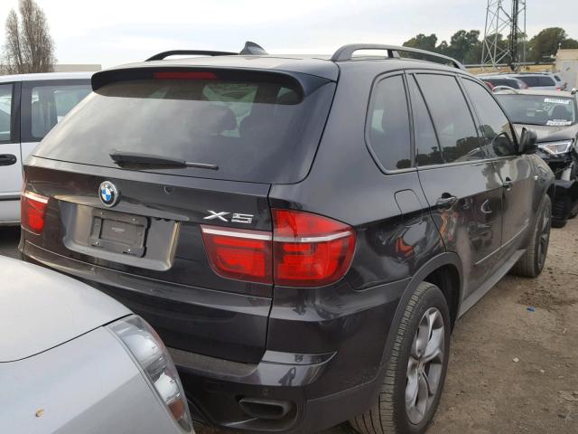 5UXZV8C53CL423736 - 2012 BMW X5 XDRIVE5 BLACK photo 4