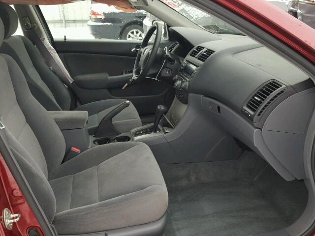 1HGCM56765A075629 - 2005 HONDA ACCORD EX MAROON photo 5