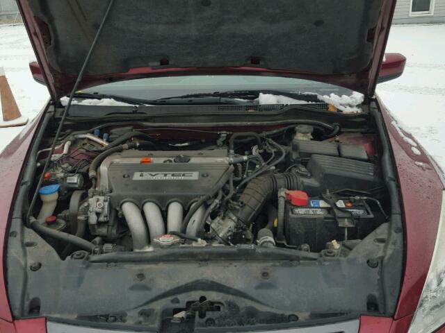 1HGCM56765A075629 - 2005 HONDA ACCORD EX MAROON photo 7