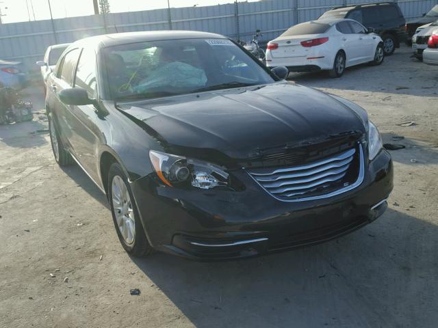 1C3CCBABXDN611599 - 2013 CHRYSLER 200 LX BLACK photo 1