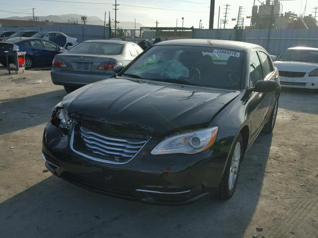 1C3CCBABXDN611599 - 2013 CHRYSLER 200 LX BLACK photo 2