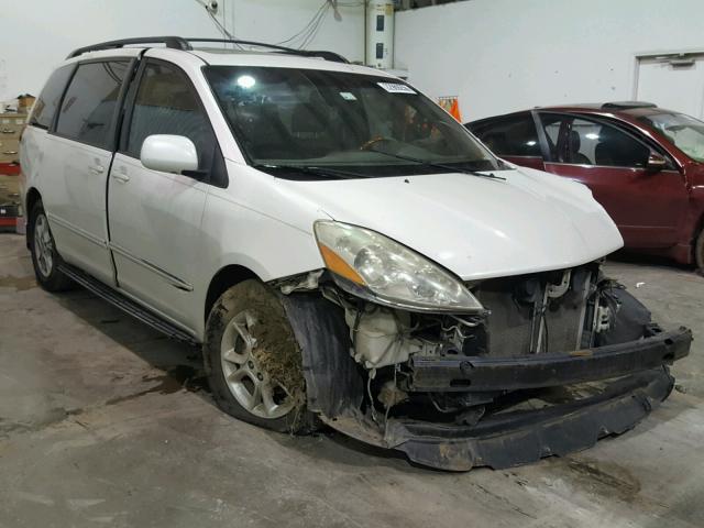 5TDZA22C06S503413 - 2006 TOYOTA SIENNA XLE WHITE photo 1