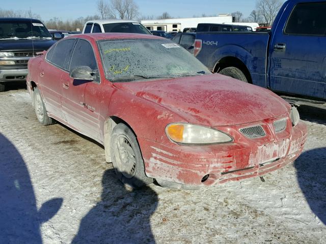 1G2NF52TX1M500514 - 2001 PONTIAC GRAND AM S RED photo 1