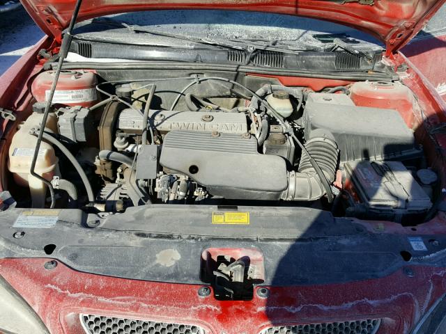 1G2NF52TX1M500514 - 2001 PONTIAC GRAND AM S RED photo 7