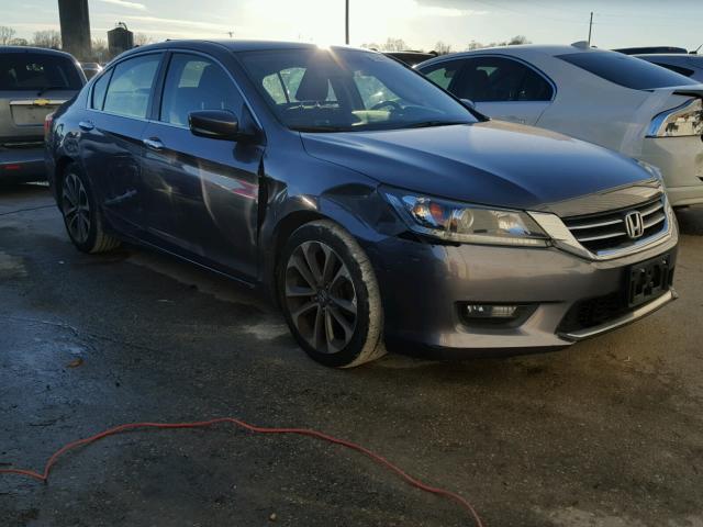 1HGCR2F53EA072184 - 2014 HONDA ACCORD SPO CHARCOAL photo 1