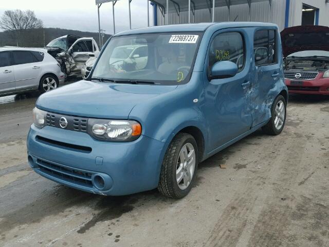 JN8AZ2KR9AT171321 - 2010 NISSAN CUBE BASE BLUE photo 2