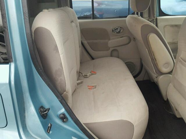 JN8AZ2KR9AT171321 - 2010 NISSAN CUBE BASE BLUE photo 6