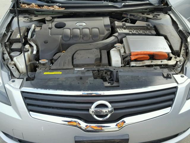 1N4CL21E08C215517 - 2008 NISSAN ALTIMA HYB SILVER photo 7