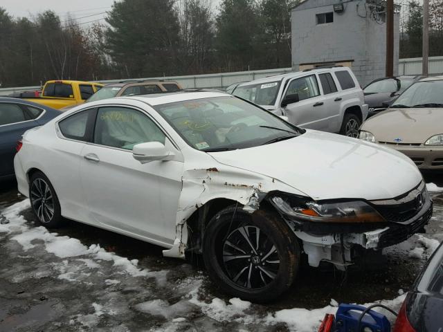 1HGCT2B82GA003958 - 2016 HONDA ACCORD EXL WHITE photo 1