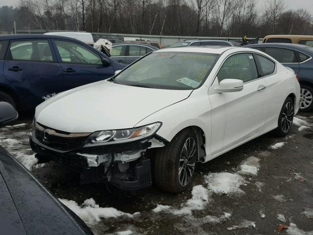 1HGCT2B82GA003958 - 2016 HONDA ACCORD EXL WHITE photo 2