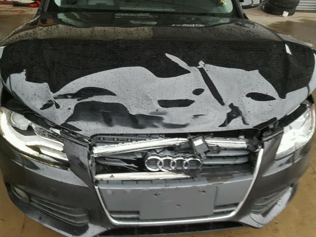 WAUKFAFL0AN003710 - 2010 AUDI A4 PRESTIG BLACK photo 9