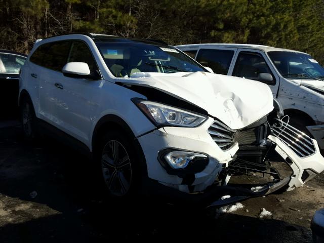 KM8SR4HF3EU088083 - 2014 HYUNDAI SANTA FE L WHITE photo 1