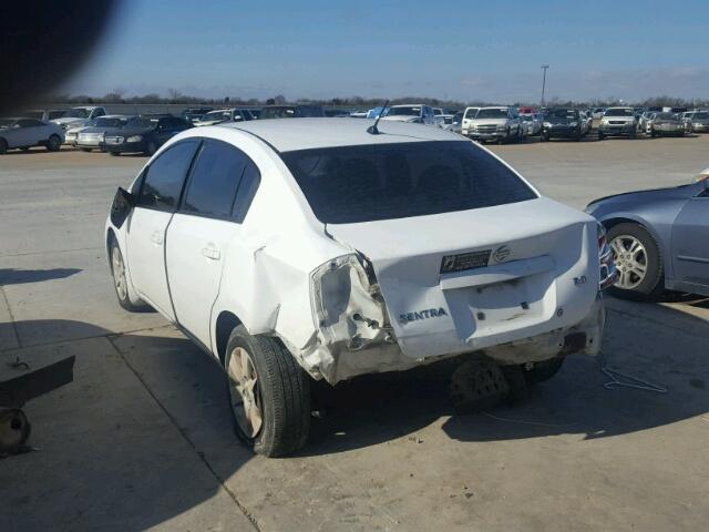 3N1AB61E17L695794 - 2007 NISSAN SENTRA 2.0 WHITE photo 3