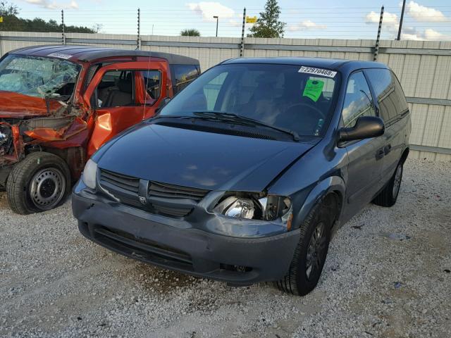 1D8GP25RX5B303121 - 2005 DODGE CARAVAN SE GREEN photo 2