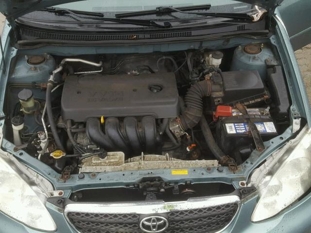 2T1BR30E56C605884 - 2006 TOYOTA COROLLA CE TEAL photo 7