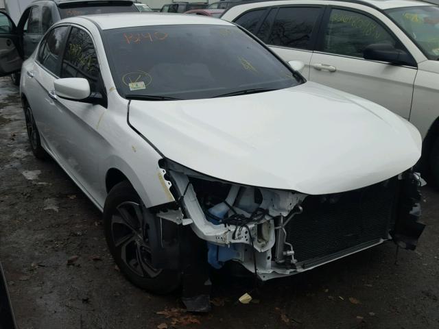 1HGCR2F31GA245153 - 2016 HONDA ACCORD LX WHITE photo 1