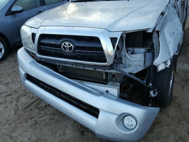 5TEUU42N36Z153468 - 2006 TOYOTA TACOMA ACC SILVER photo 10