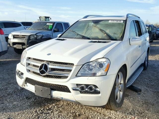 4JGBF7BE6AA545605 - 2010 MERCEDES-BENZ GL 450 4MA WHITE photo 2