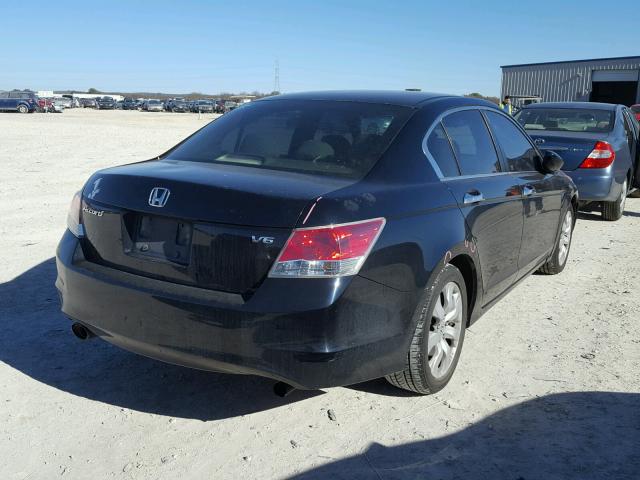 1HGCP36728A014293 - 2008 HONDA ACCORD EX BLACK photo 4