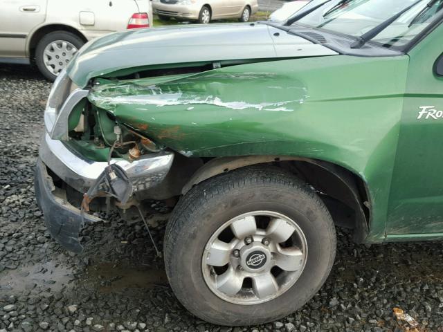 1N6DD21S3WC302758 - 1998 NISSAN FRONTIER X GREEN photo 9