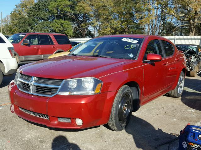 1B3LD76M18N636771 - 2008 DODGE AVENGER R/ RED photo 2