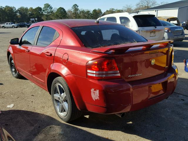 1B3LD76M18N636771 - 2008 DODGE AVENGER R/ RED photo 3