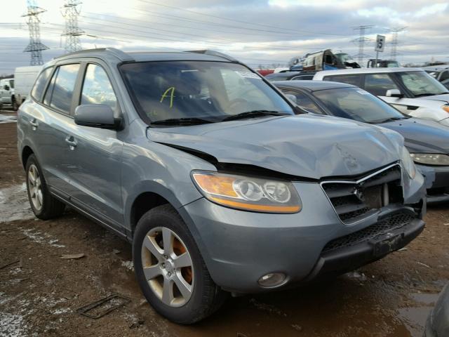 5NMSH13E88H155003 - 2008 HYUNDAI SANTA FE S GRAY photo 1