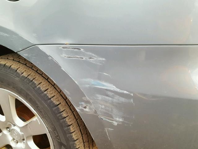 5NMSH13E88H155003 - 2008 HYUNDAI SANTA FE S GRAY photo 10