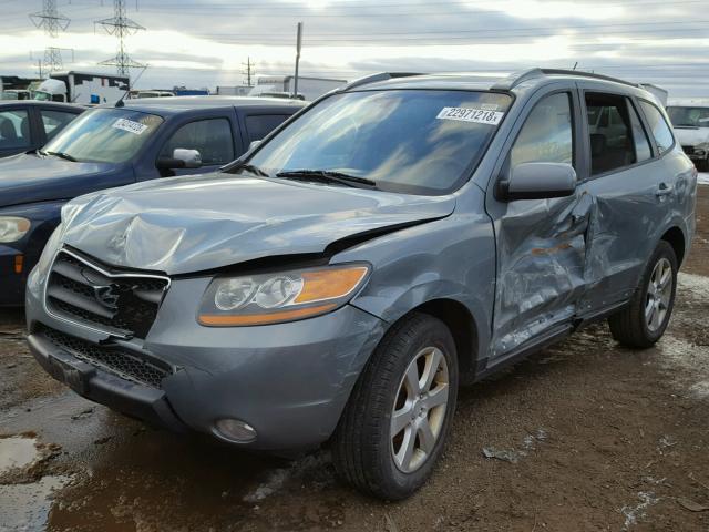 5NMSH13E88H155003 - 2008 HYUNDAI SANTA FE S GRAY photo 2