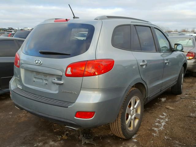 5NMSH13E88H155003 - 2008 HYUNDAI SANTA FE S GRAY photo 4