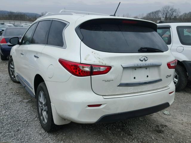 5N1AL0MN4FC512932 - 2015 INFINITI QX60 WHITE photo 3