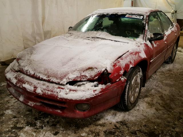 1B3ED56F2RF194030 - 1994 DODGE INTREPID E MAROON photo 2