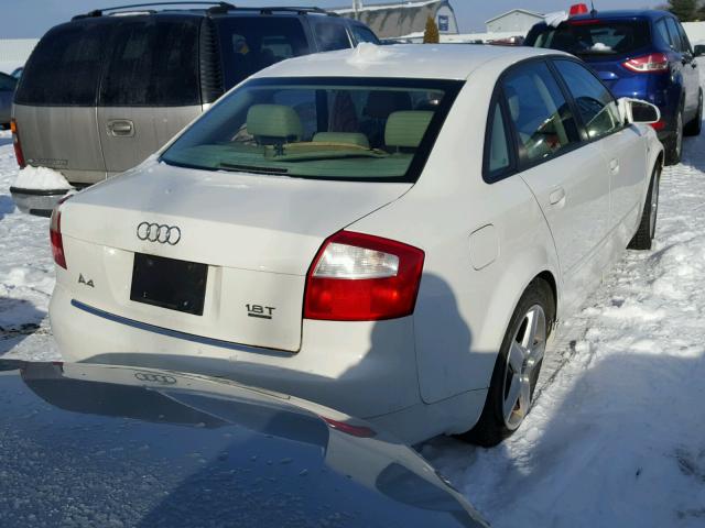 WAULC68E84A228980 - 2004 AUDI A4 1.8T QU WHITE photo 1