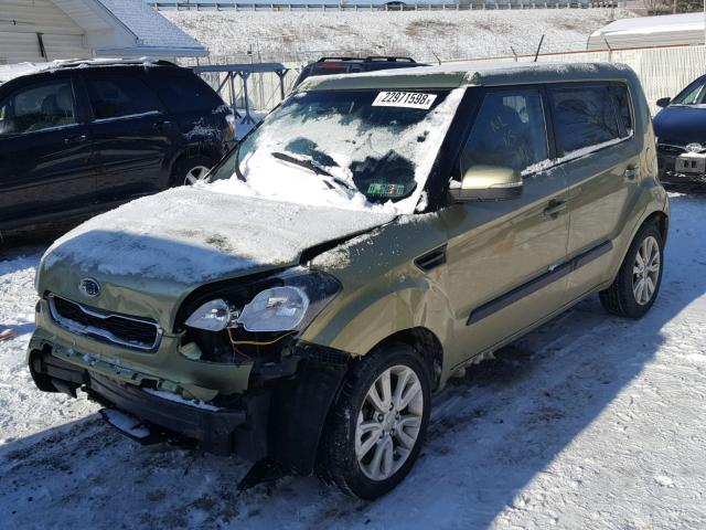 KNDJT2A69C7447951 - 2012 KIA SOUL + GREEN photo 2