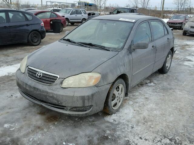 2T1BR32E76C608525 - 2006 TOYOTA COROLLA CE GRAY photo 2