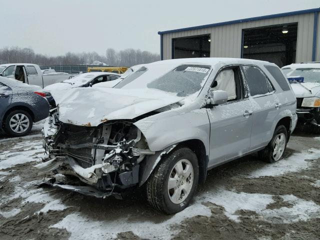 2HNYD18265H543935 - 2005 ACURA MDX SILVER photo 2