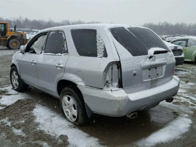 2HNYD18265H543935 - 2005 ACURA MDX SILVER photo 3