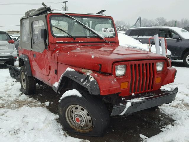 2J4FY19E2LJ528987 - 1990 JEEP WRANGLER / RED photo 1