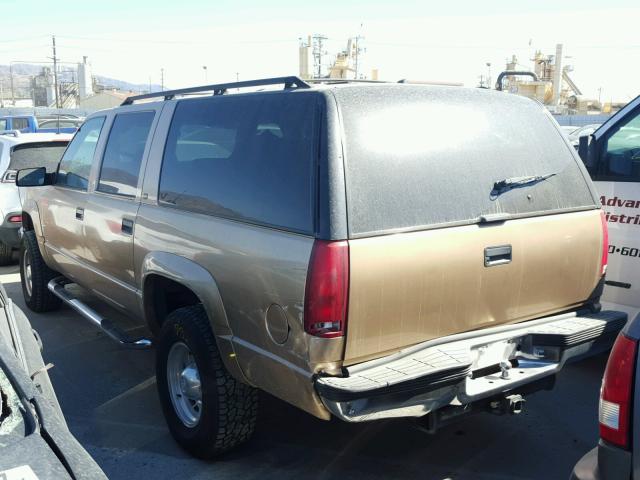 3GNGK26J7XG159776 - 1999 CHEVROLET SUBURBAN K BEIGE photo 3