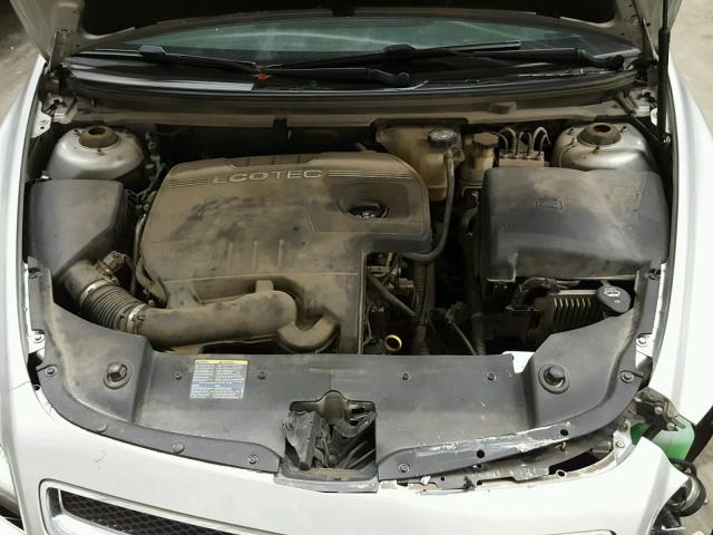 1G1ZH57B69F165722 - 2009 CHEVROLET MALIBU 1LT SILVER photo 7