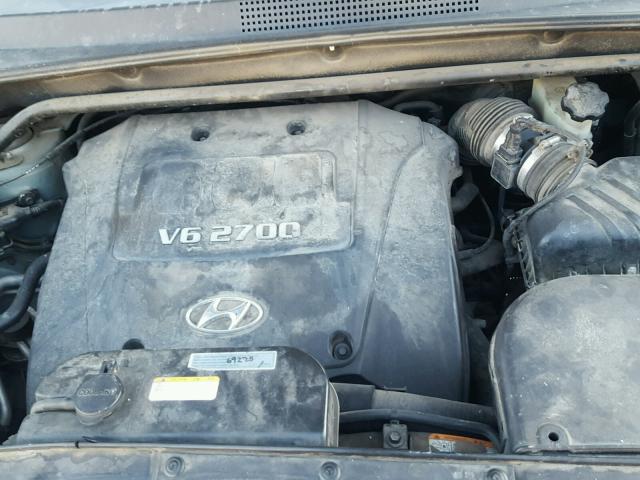 KM8JN12D68U758615 - 2008 HYUNDAI TUCSON SE BLUE photo 7