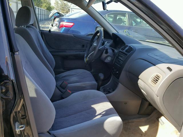 JM1BJ2211X0145758 - 1999 MAZDA PROTEGE ES BLACK photo 5